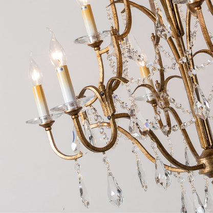 Valentina Chandelier - Elegant Design with Adjustable Height & LED Lig
