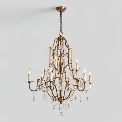 Valentina Chandelier - Elegant Design with Adjustable Height & LED Lig
