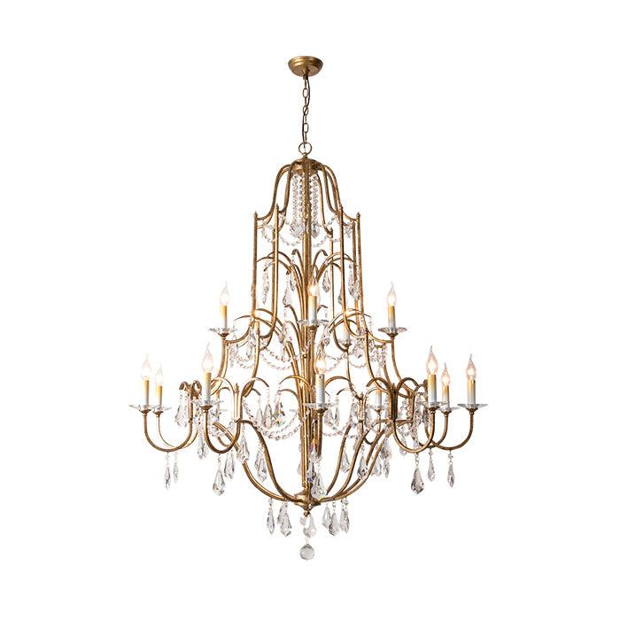 Valentina Chandelier - Elegant Design with Adjustable Height & LED Lig