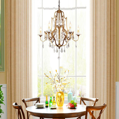 Valentina Chandelier - Elegant Design with Adjustable Height & LED Lig