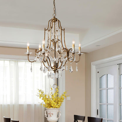 Valentina Chandelier - Elegant Design with Adjustable Height & LED Lig