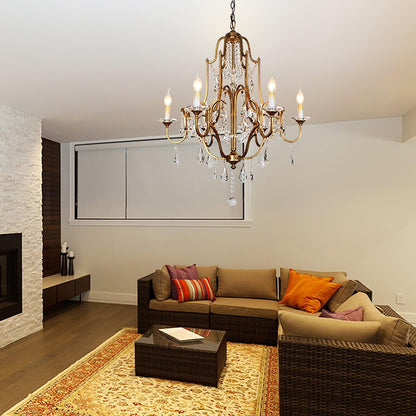 Valentina Chandelier - Elegant Design with Adjustable Height & LED Lig