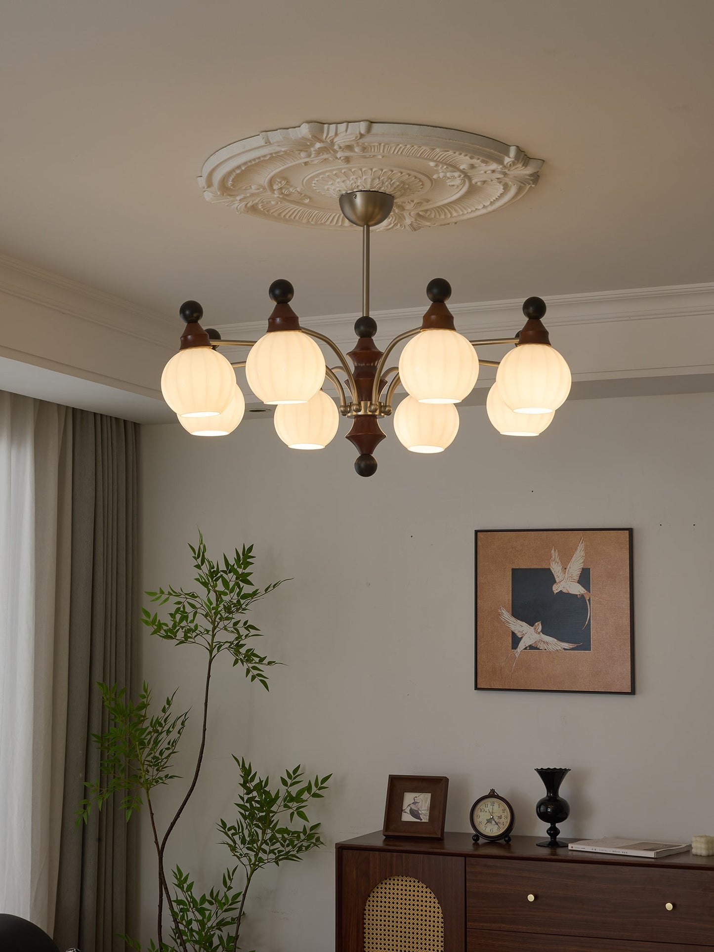 Valerio Chandelier - Elegant Lighting Fixture with Adjustable Height &