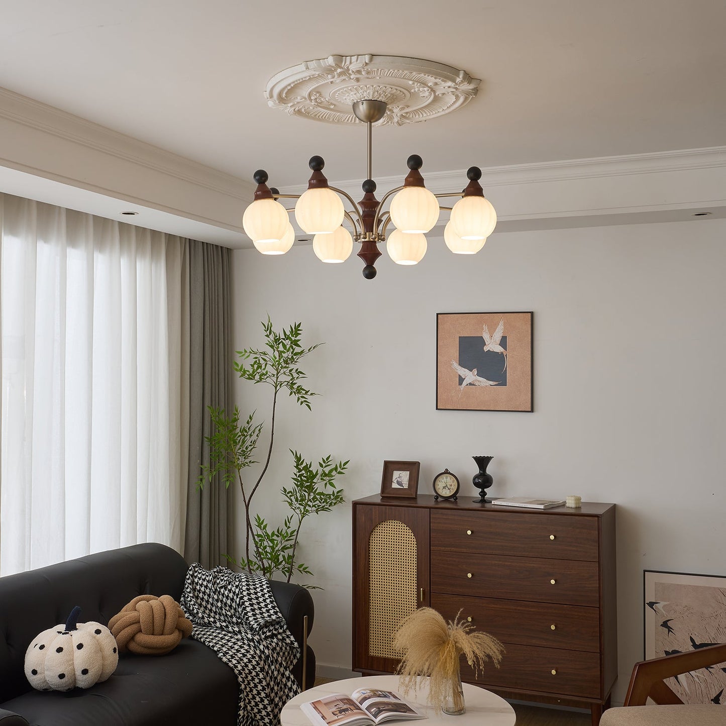 Valerio Chandelier - Elegant Lighting Fixture with Adjustable Height &