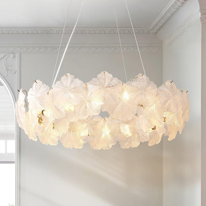 Valery Chandelier - Elegant Design with Adjustable Height & LED Compat