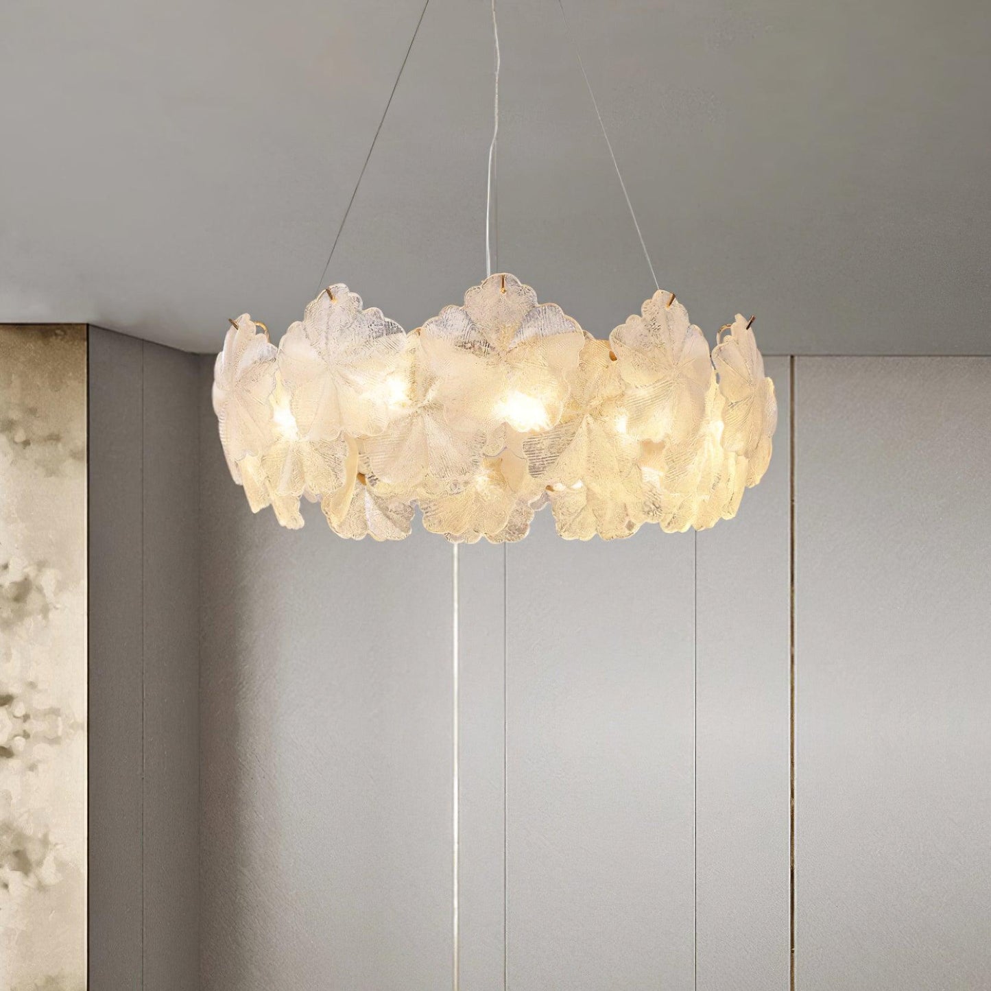 Valery Chandelier - Elegant Design with Adjustable Height & LED Compat