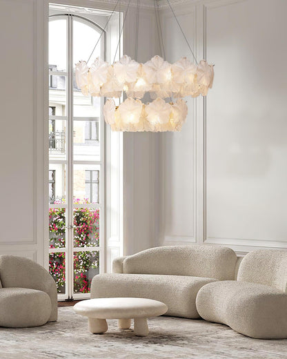Valery Chandelier - Elegant Design with Adjustable Height & LED Compat