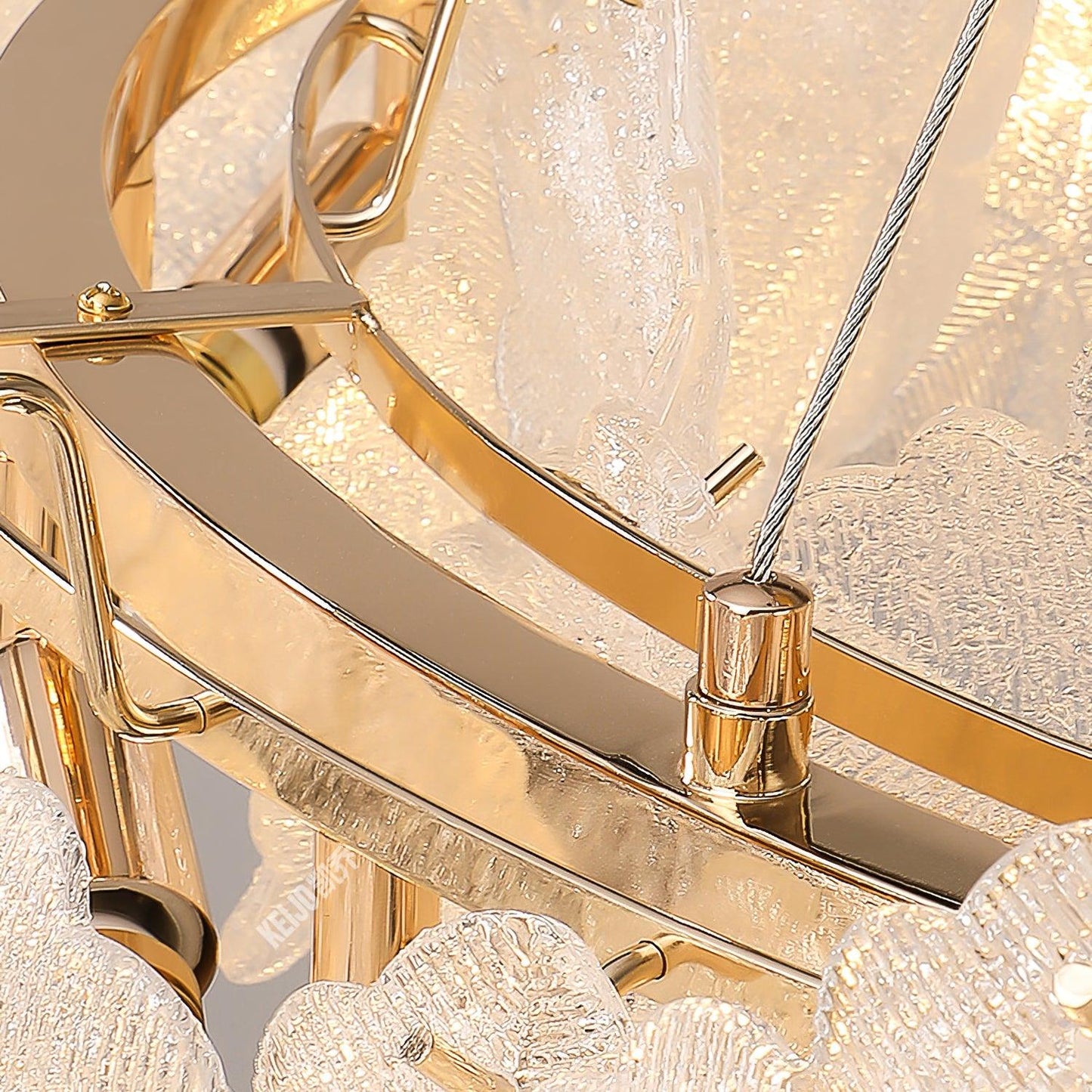 Valery Chandelier - Elegant Design with Adjustable Height & LED Compat