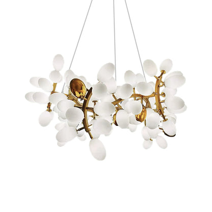 Selene Droplet Chandelier - Elegant Crystal Design with Adjustable Hei