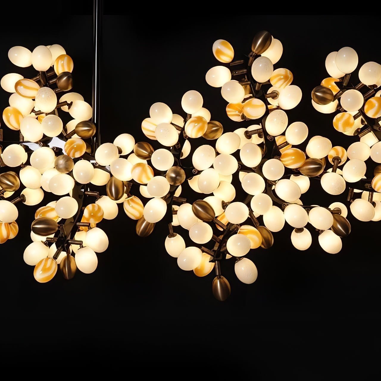 Selene Droplet Chandelier - Elegant Crystal Design with Adjustable Hei