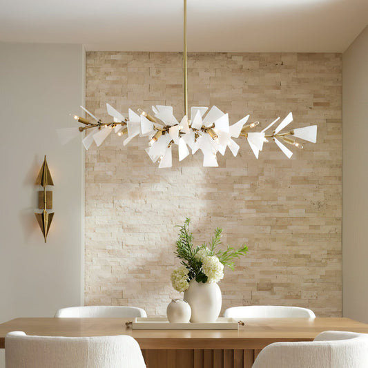 Valkyrie Sculptural Shard Chandelier - Modern Design, Adjustable Heigh