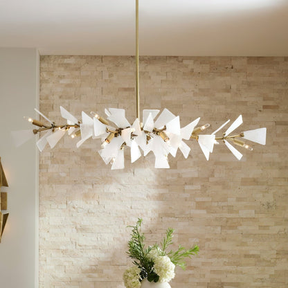 Valkyrie Sculptural Shard Chandelier - Modern Design, Adjustable Heigh