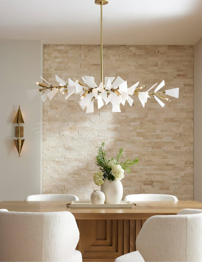 Valkyrie Sculptural Shard Chandelier - Modern Design, Adjustable Heigh