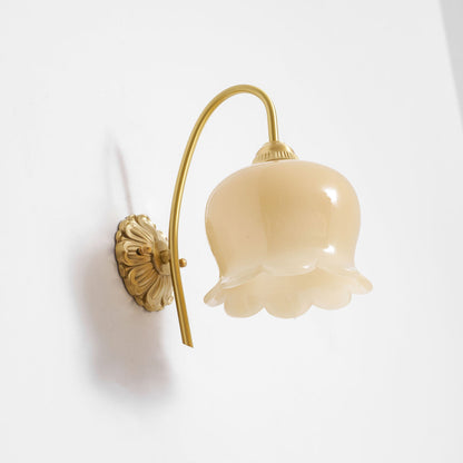 Valley Flower Wall Lamp - Adjustable Brightness, Elegant Floral Design