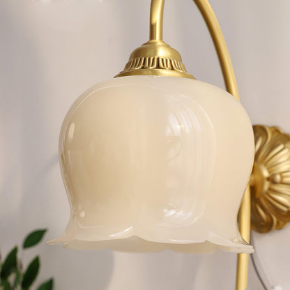 Valley Flower Wall Lamp - Adjustable Brightness, Elegant Floral Design