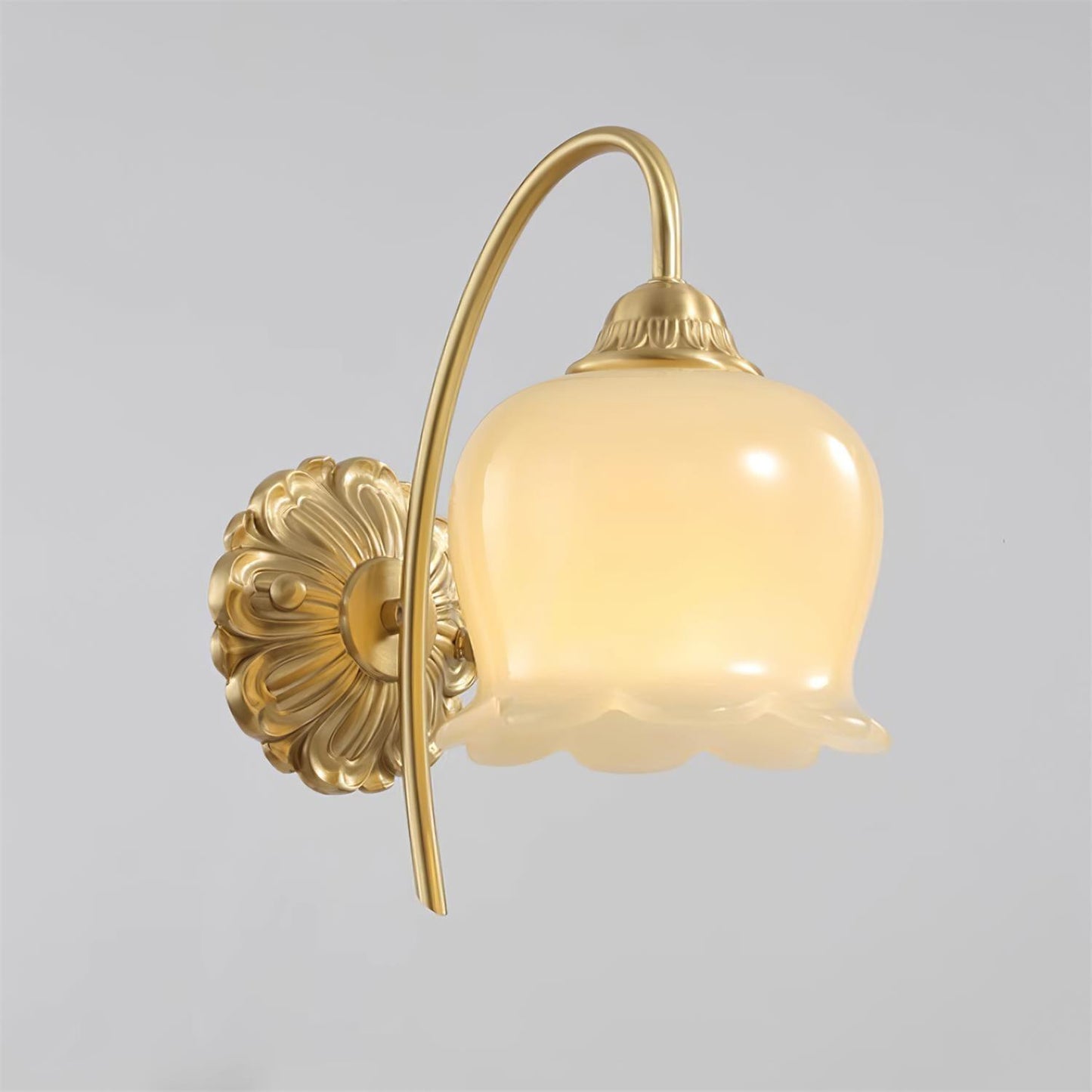 Valley Flower Wall Lamp - Adjustable Brightness, Elegant Floral Design
