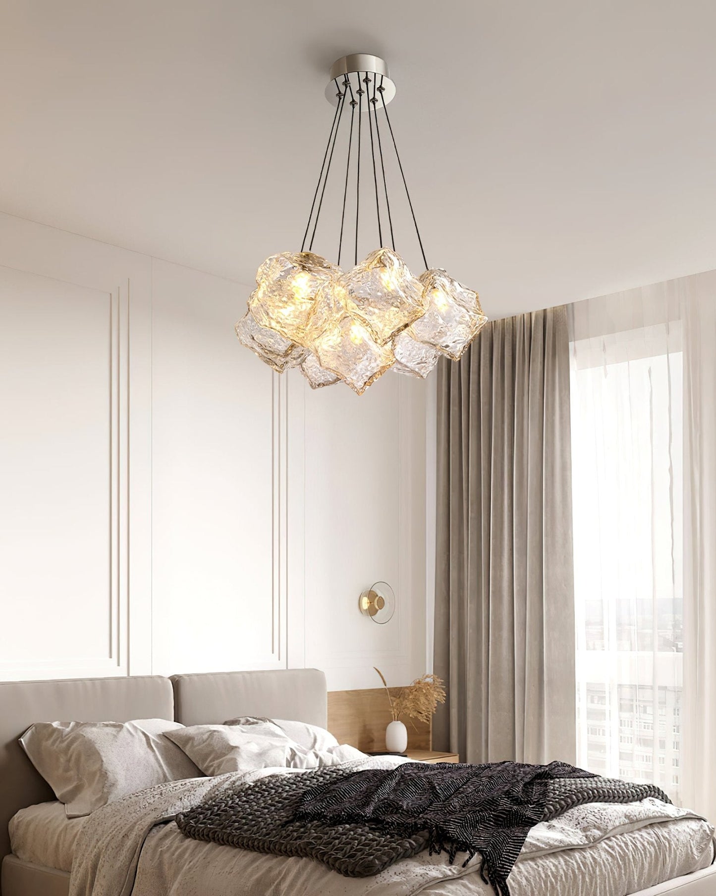 Vasare Chandelier - Modern Design, Adjustable Height, LED Compatible