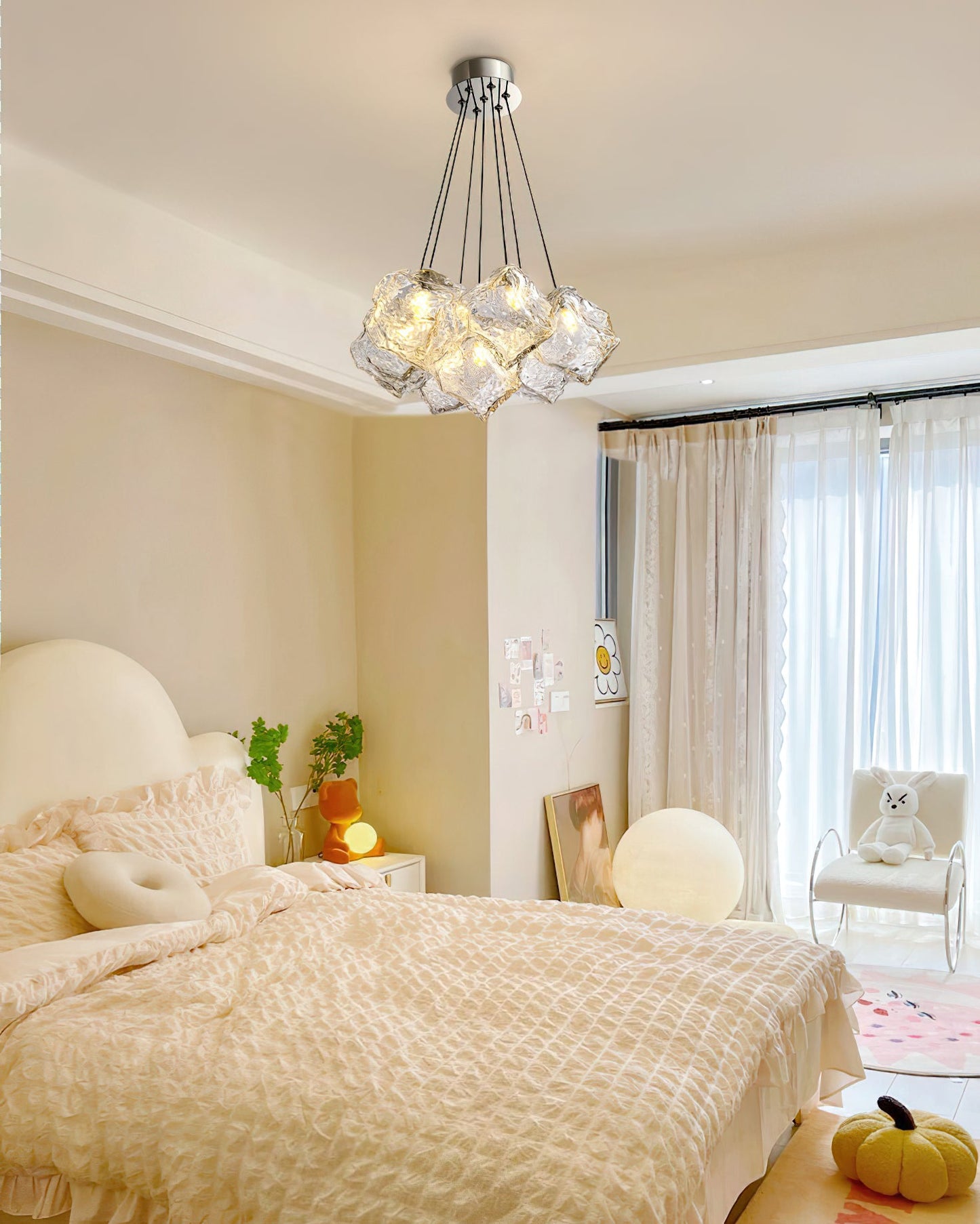 Vasare Chandelier - Modern Design, Adjustable Height, LED Compatible