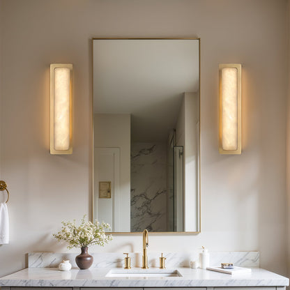 Velmora Alabaster Wall Light - Elegant Design, Soft Ambient Glow