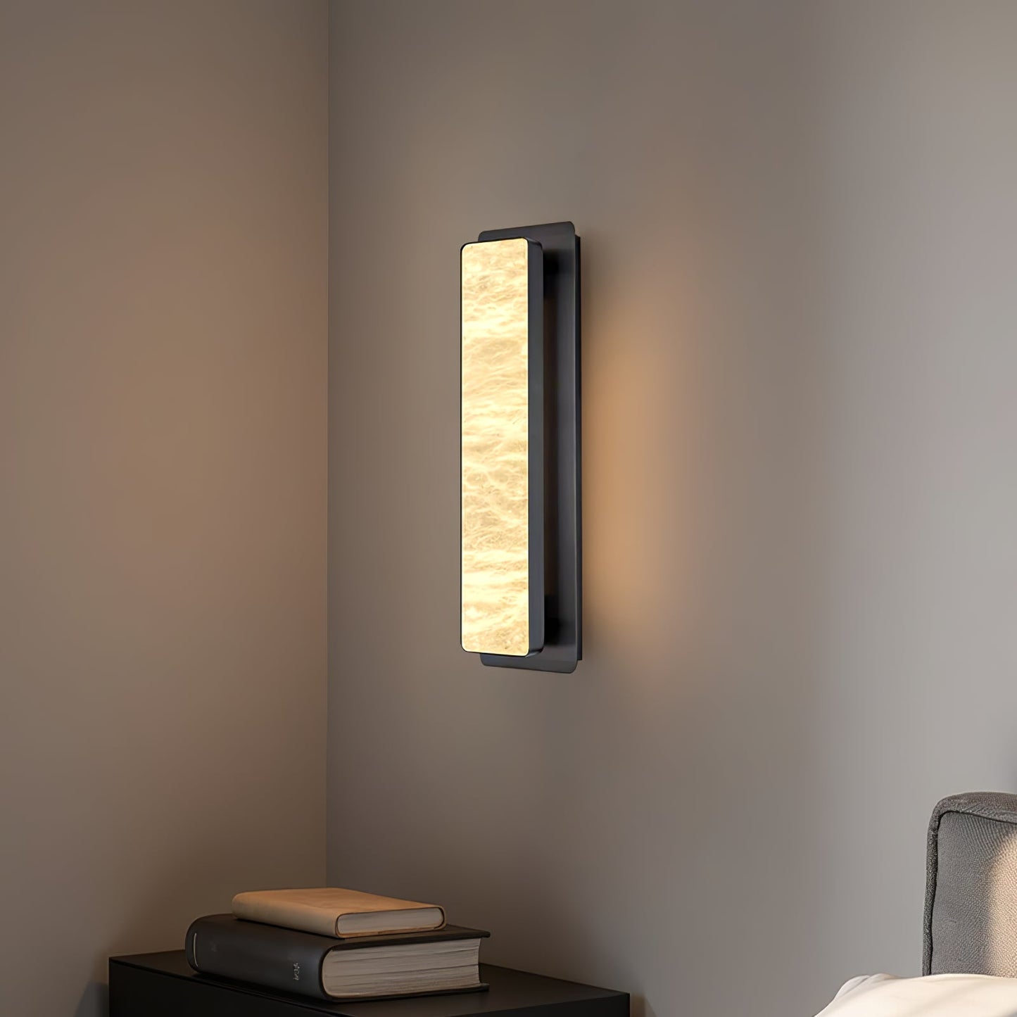 Velmora Alabaster Wall Light - Elegant Design, Soft Ambient Glow
