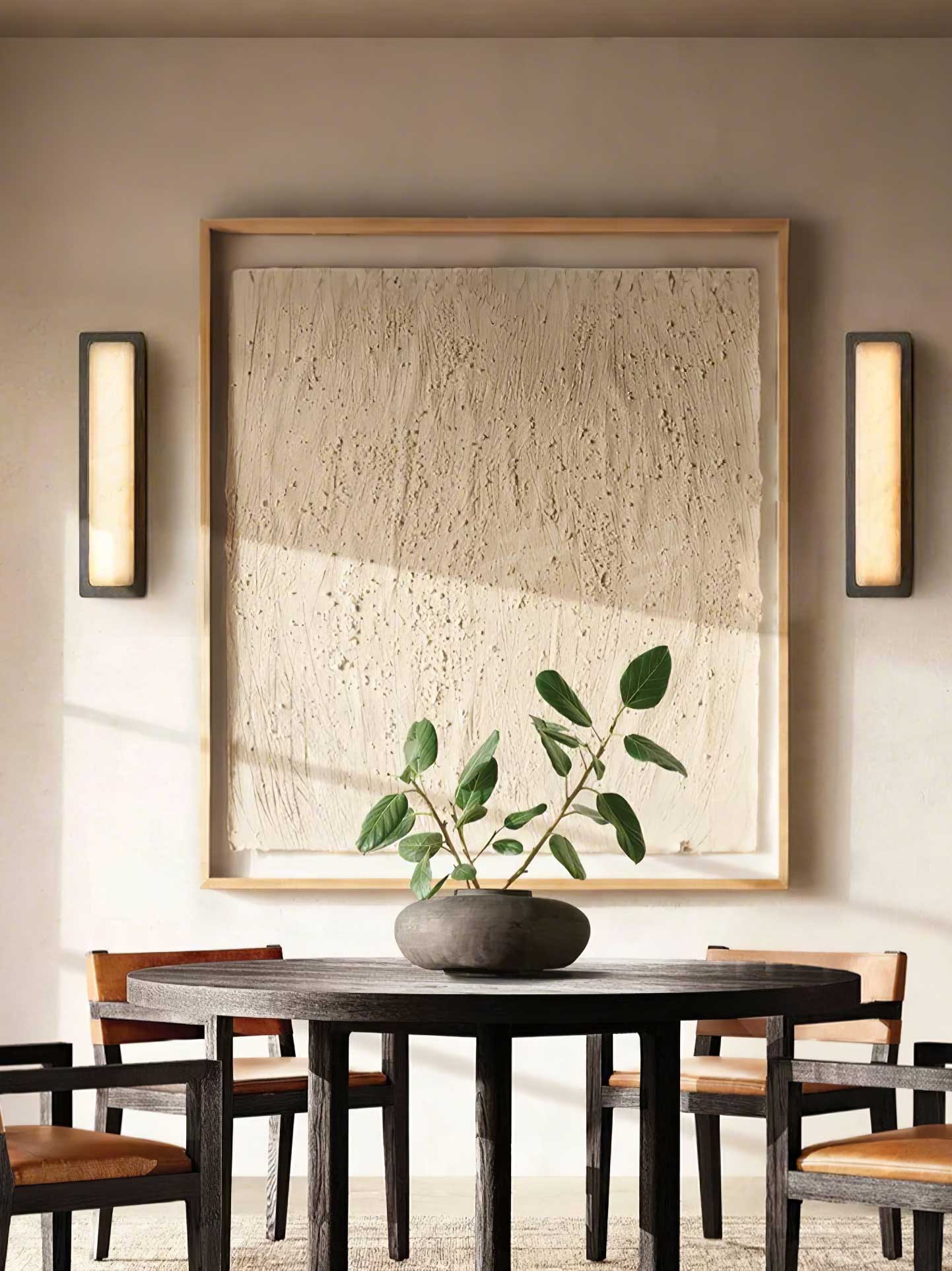 Velmora Alabaster Wall Light - Elegant Design, Soft Ambient Glow