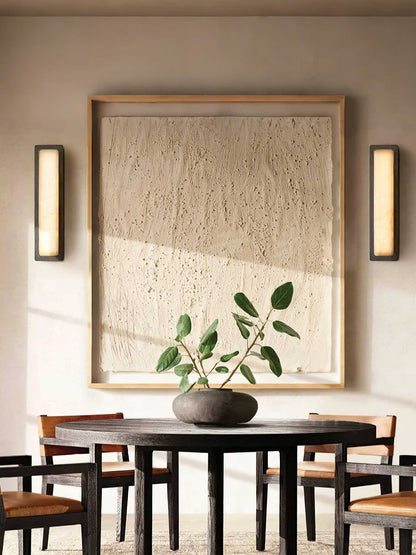 Velmora Alabaster Wall Light - Elegant Design, Soft Ambient Glow