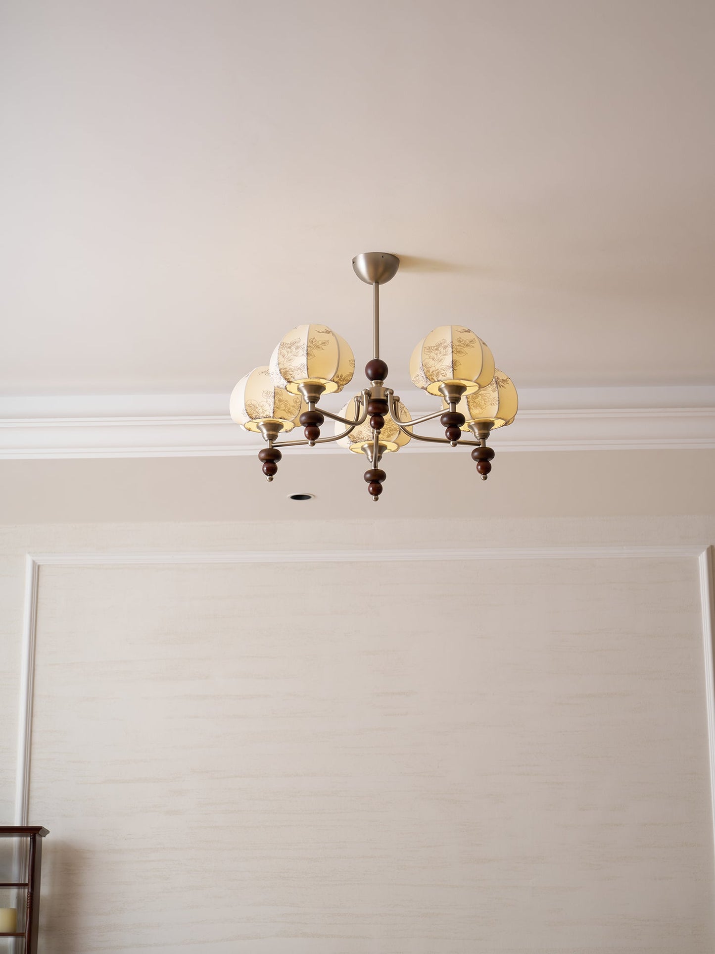 Velvet Petal Chandelier - Elegant Design with Adjustable Height & LED