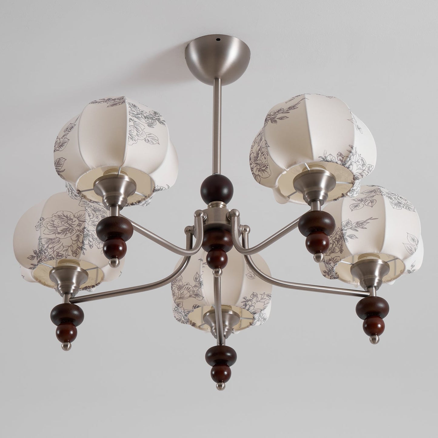 Velvet Petal Chandelier - Elegant Design with Adjustable Height & LED