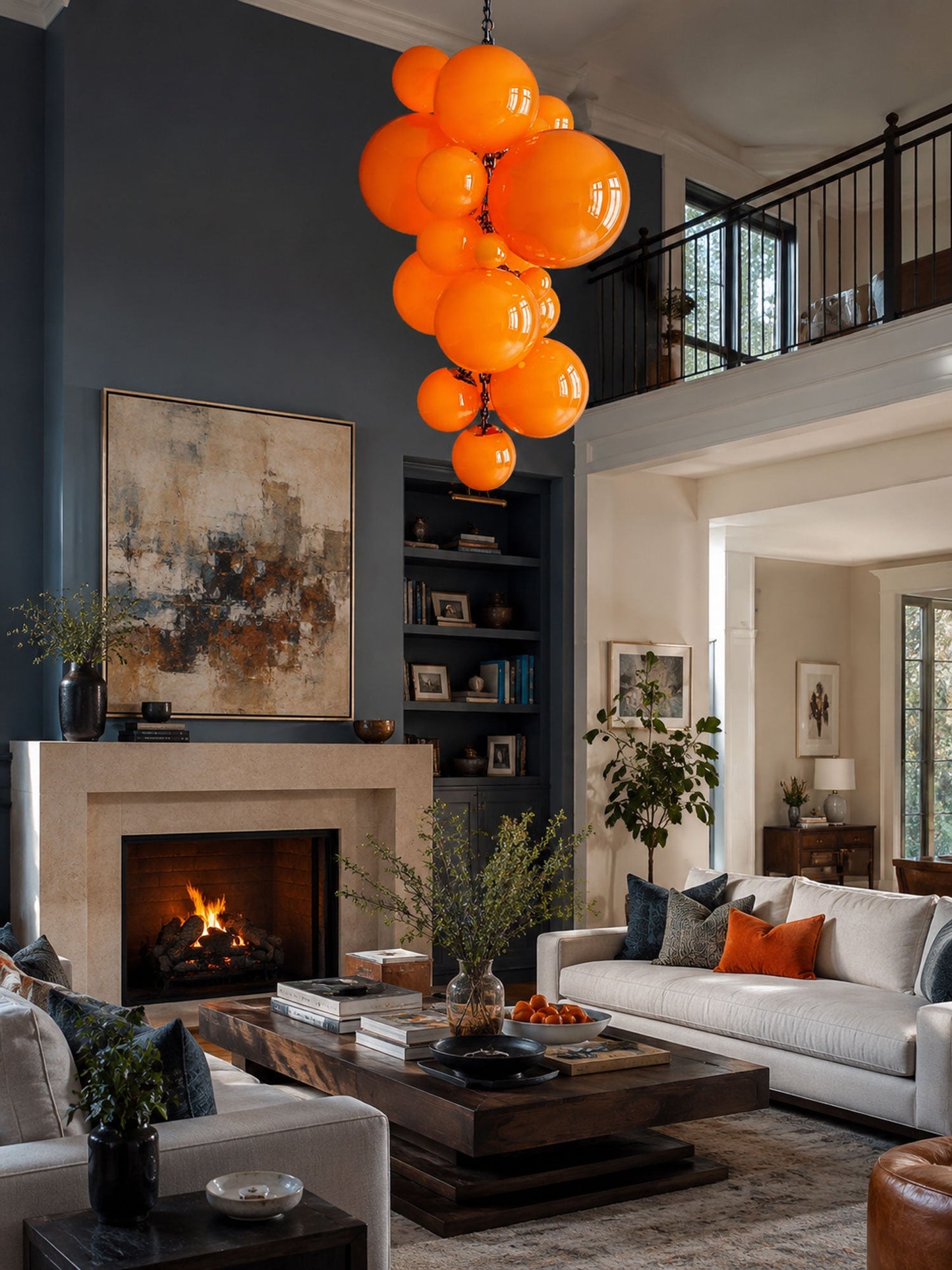 Velymo Grapetta Chandelier - Elegant Design with Adjustable Brightness