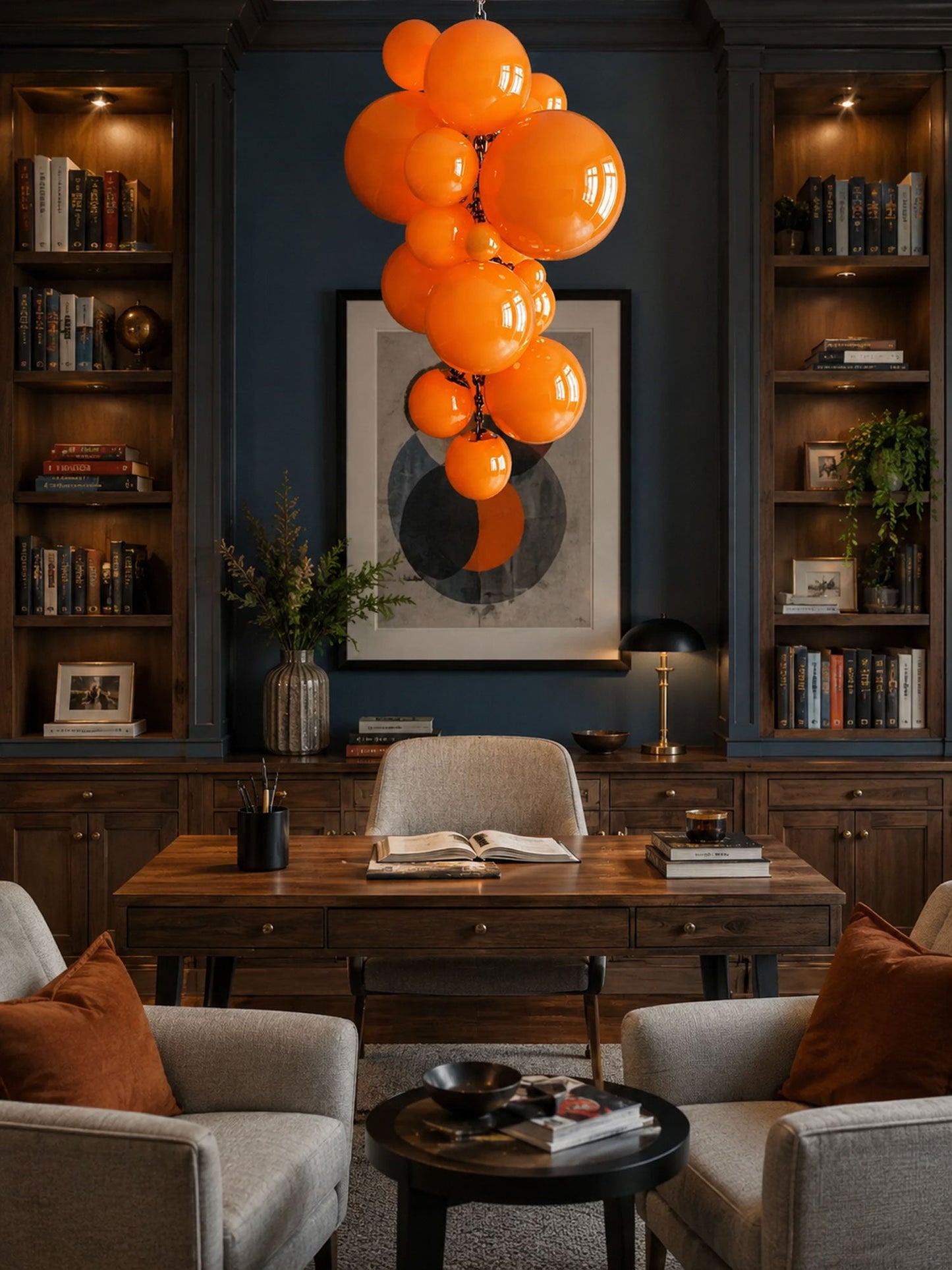 Velymo Grapetta Chandelier - Elegant Design with Adjustable Brightness