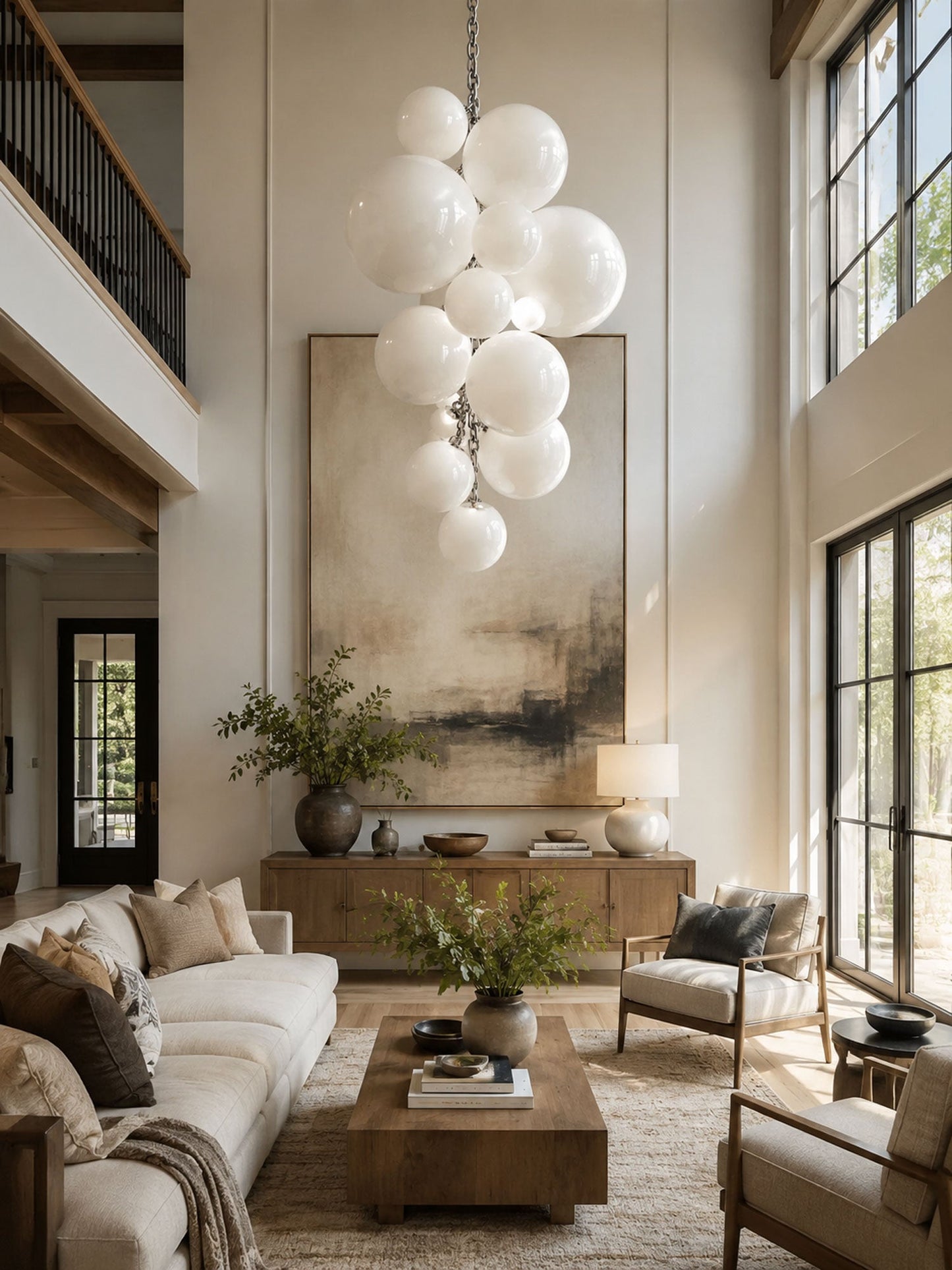 Velymo Grapetta Chandelier - Elegant Design with Adjustable Brightness