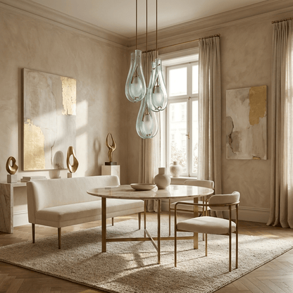 Verdelle Cascade Chandelier - Elegant Design with Adjustable Height &