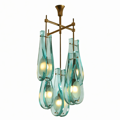 Verdelle Cascade Chandelier - Elegant Design with Adjustable Height &
