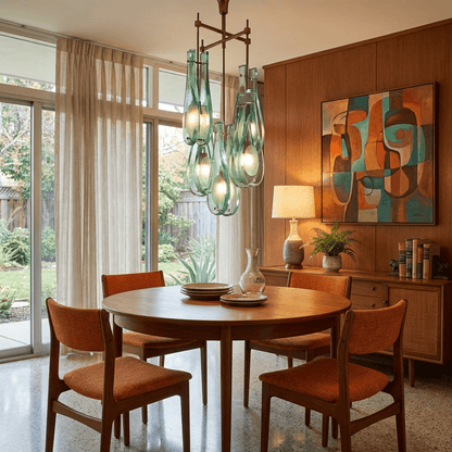 Verdelle Cascade Chandelier - Elegant Design with Adjustable Height &
