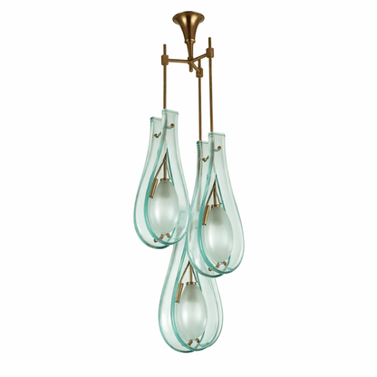 Verdelle Cascade Chandelier - Elegant Design with Adjustable Height &