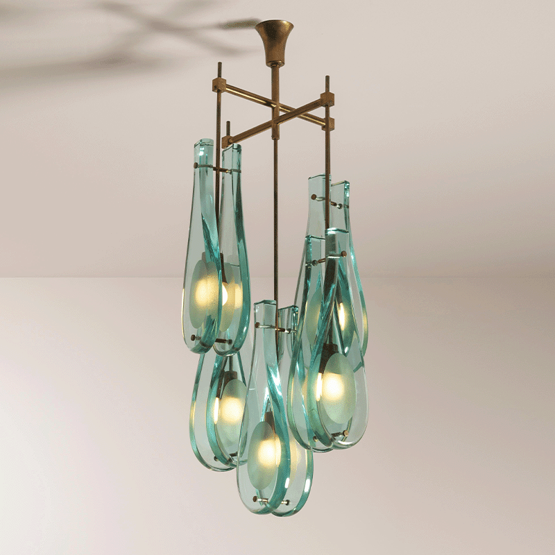 Verdelle Cascade Chandelier - Elegant Design with Adjustable Height &