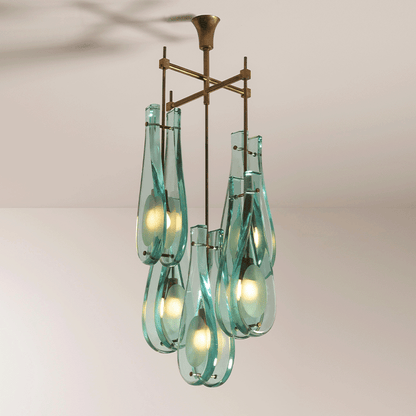 Verdelle Cascade Chandelier - Elegant Design with Adjustable Height &