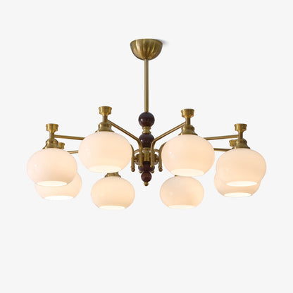 Verona Halo Chandelier - Modern Design with Adjustable Brightness & LE