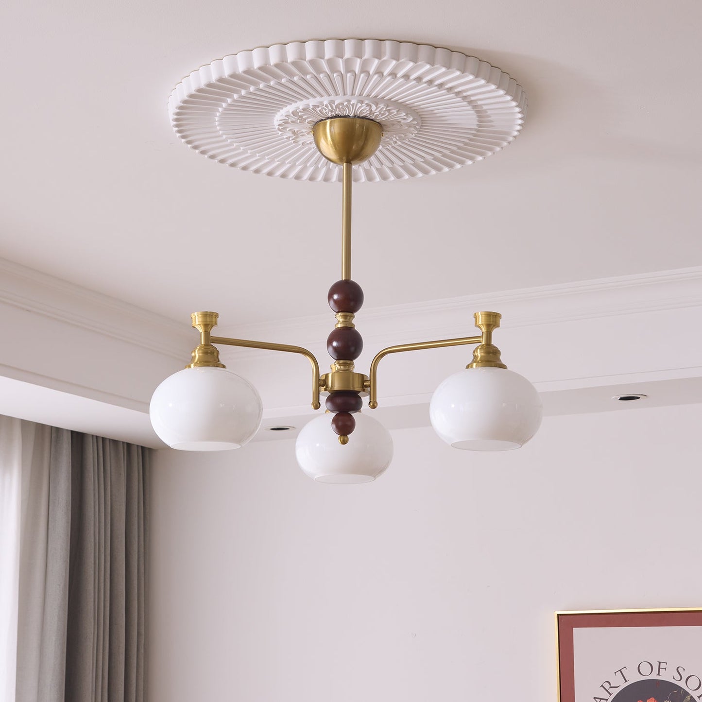 Verona Halo Chandelier - Modern Design with Adjustable Brightness & LE