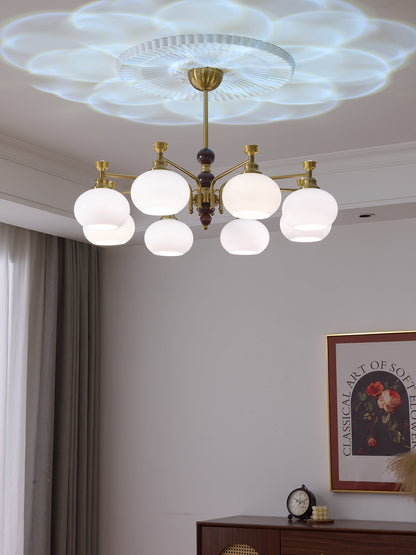 Verona Halo Chandelier - Modern Design with Adjustable Brightness & LE