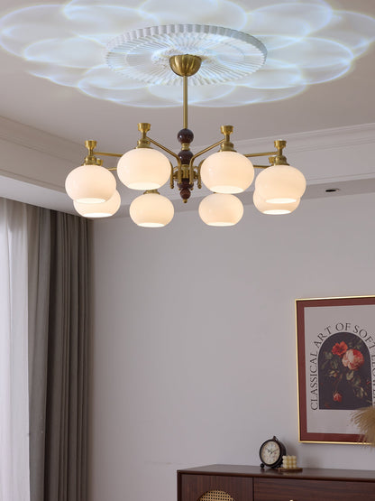 Verona Halo Chandelier - Modern Design with Adjustable Brightness & LE