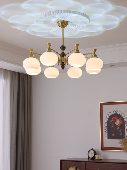 Verona Halo Chandelier - Modern Design with Adjustable Brightness & LE