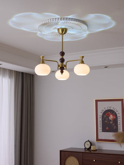 Verona Halo Chandelier - Modern Design with Adjustable Brightness & LE