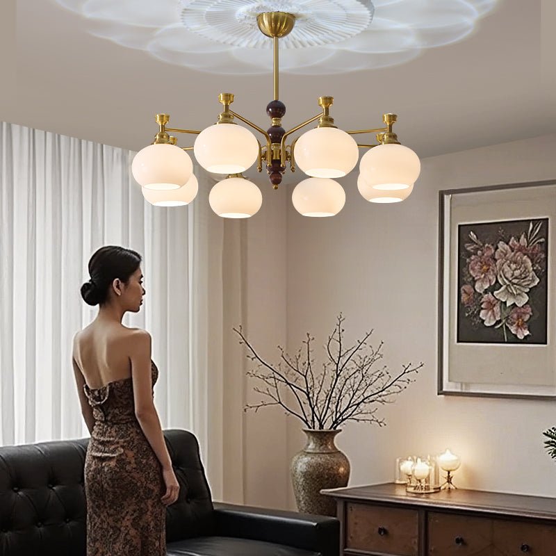 Verona Halo Chandelier - Modern Design with Adjustable Brightness & LE