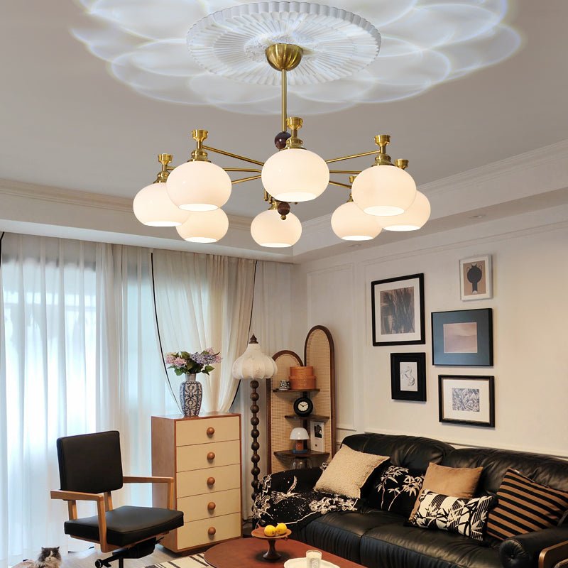 Verona Halo Chandelier - Modern Design with Adjustable Brightness & LE