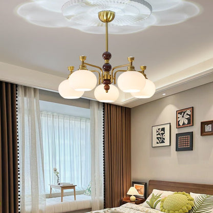 Verona Halo Chandelier - Modern Design with Adjustable Brightness & LE