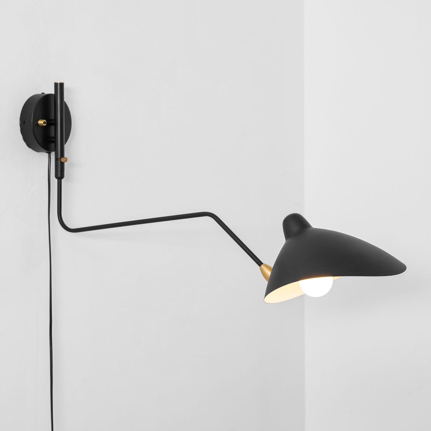 Adjustable Arm Wall Sconce with Modern Design and Energy-Efficient LED