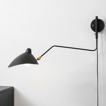 Adjustable Arm Wall Sconce with Modern Design and Energy-Efficient LED