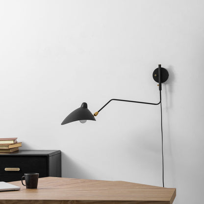 Adjustable Arm Wall Sconce with Modern Design and Energy-Efficient LED