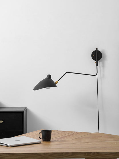 Adjustable Arm Wall Sconce with Modern Design and Energy-Efficient LED